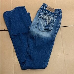 Sinful Women's Boot Cut Jeans - Blue